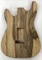 Preview: Body Black Korina Prime Strat 1-pc - shaped & sanded